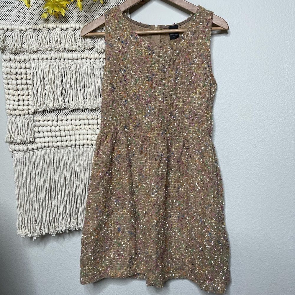 Innovation Tan Confetti Acrylic Dress